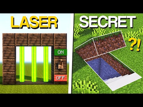 Minecraft: 5+ Secret Redstone Builds & Hacks!