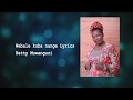 Webale Kuba Nange Lyrics Audio Betty Muwanguzi Ugandan Music