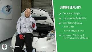 Nissan Leaf - 12V Battery Installation (Ohmmu)