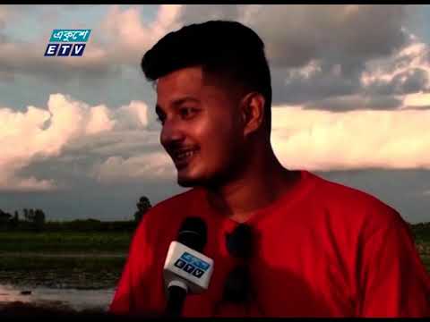 ফুটে থাকা পদ্মফুল শুধু বিলের নয় সৌন্দর্য্য বাড়িয়ে দিয়েছে প্রকৃতির