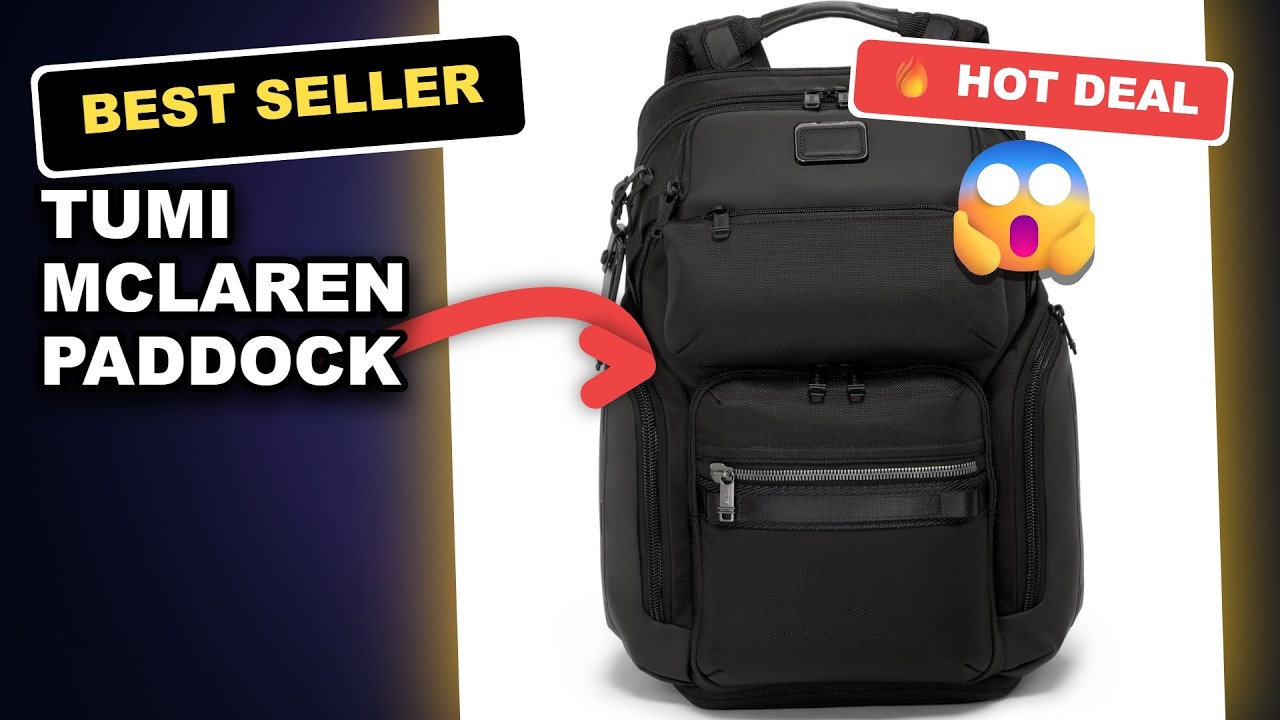 TUMI McLaren Paddock Backpack Review: Is This the Ultimate Business & Travel Laptop Bag? review video