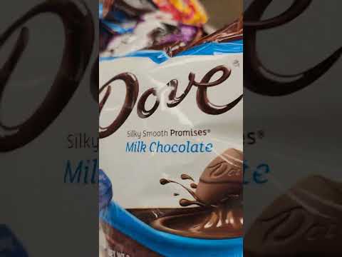 DOVE SILKY SMOOTH PROMISES | MILK CHOCOLATE #shorts #asmrsweets #asmrsound #tinaycreationusa