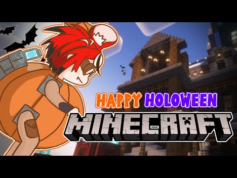 Hakos Baelz Minecraft Madness: Happy Pumpkin Fun with Friends!