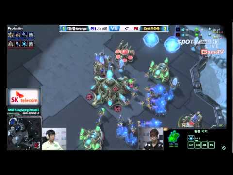 SPL Semi Finals 2 Day 3 KT Rolster vs  JinAir Bo7 Set 5 Avenge vs Zest