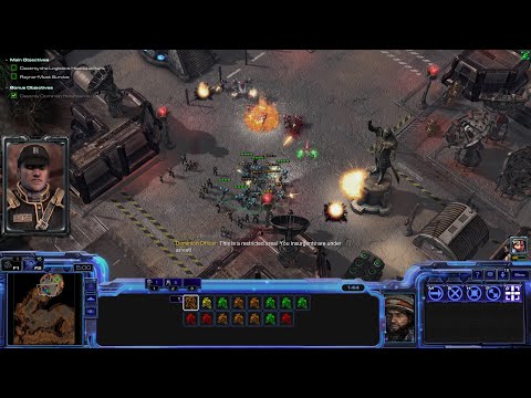 StarCraft 2 Advanced WoL Mission 1 - Liberation Day