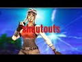 Shout Outs Go Sub To Them