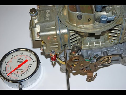 Set & Tune Holley Carburetor Idle Mixture & Idle Speed