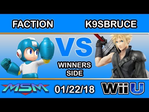 MSM 130 - Go! | Faction (Mega Man) Vs. K9sbruce (Cloud) Winners Side - Smash 4
