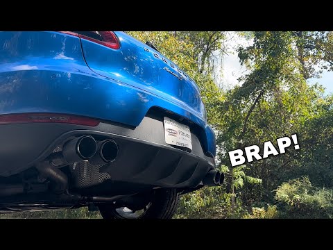 MBRP Axle Back Exhaust For the Porsche Macan S!
