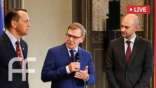 LIVE: Wadephul, Barrot And Sikorski Hold Weimar Triangle Talks In Germ