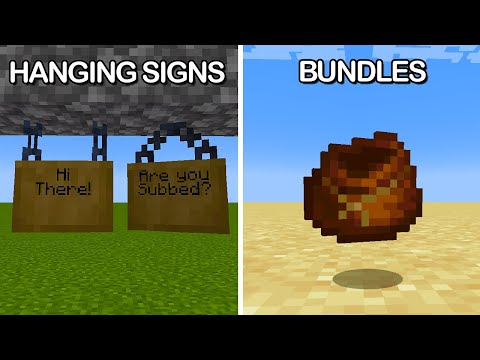 30 NEW Things Added To Minecraft 1.20 Snapshot (22w42a)