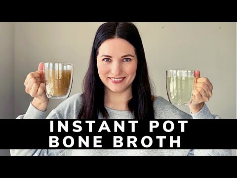 How to make chicken bone broth in Instant Pot | Fast &...