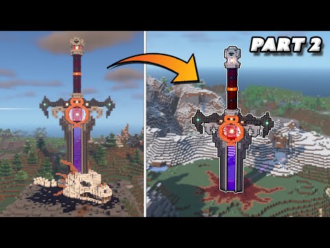 Minecraft: How to build a Nether Sword Portal - Nether Sword Portal Tutorial