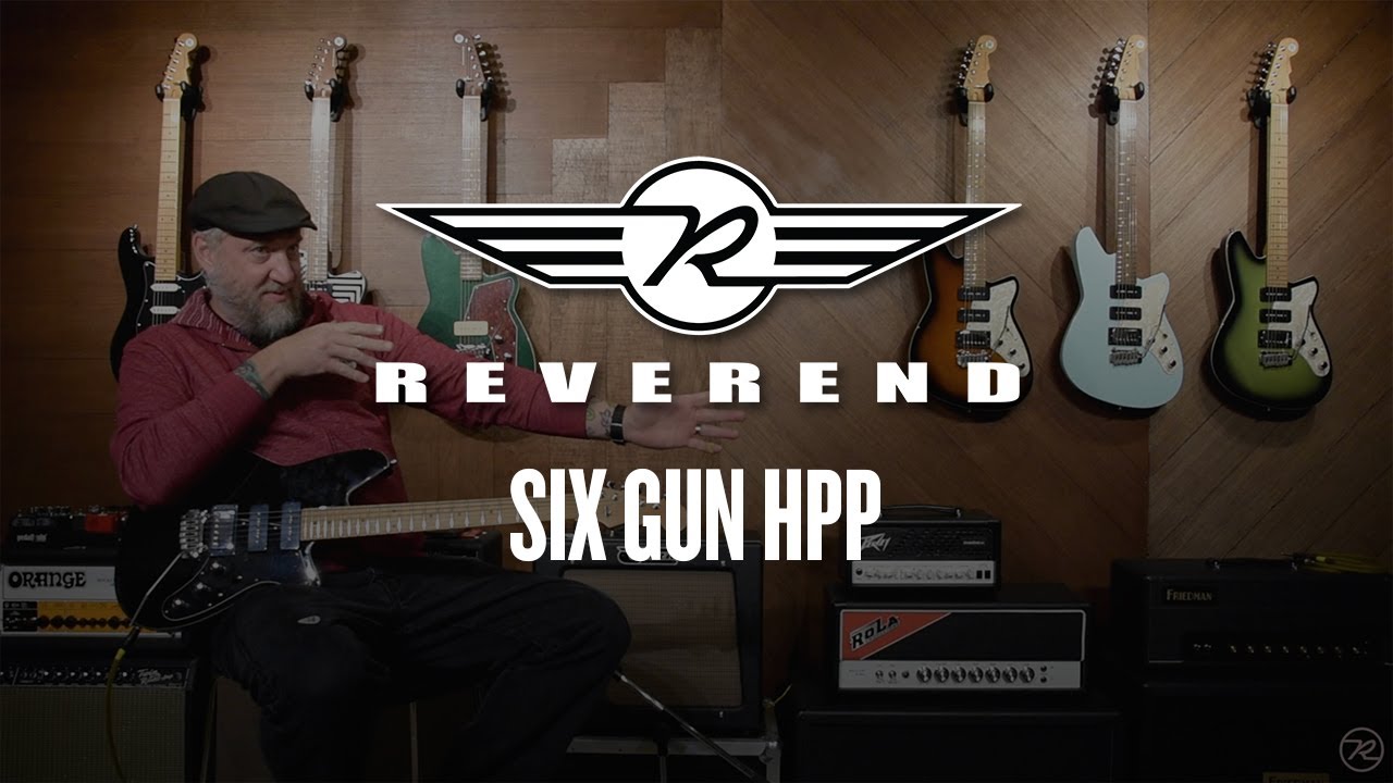 Reverend Six Gun HPP Electric Guitar - Chronic Blue