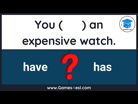 Have Has Exercise | Test Your English