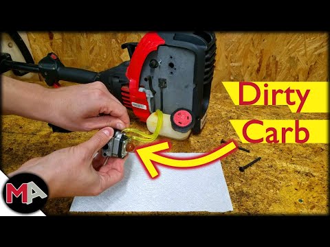 String Trimmer Carb Cleaning