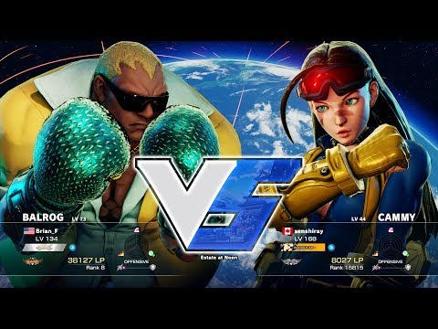 SFV: Brian F (Balrog) vs. senshiray (Cammy)