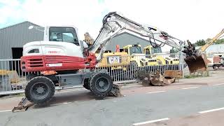 Takeuchi TB 295 W mobiele kraan excavator tototilt 4x4 mobiele graafmachine | Foto 4 - Machineryline