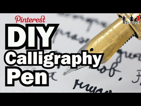 DIY Calligraphy Pen - Man Vs Corinne Vs Pin - Pinterest Test #61