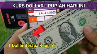 1 Dolar Amerika Berapa Rupiah Satu Dolar Berapa Rupiah