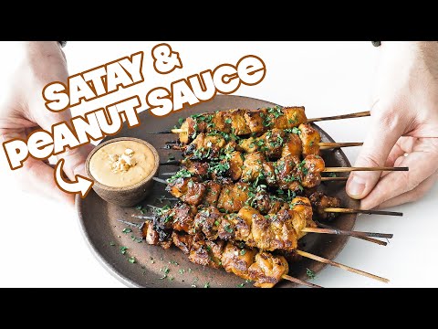 Amazing Chicken Satay Recipe with Thai-Style Peanut...