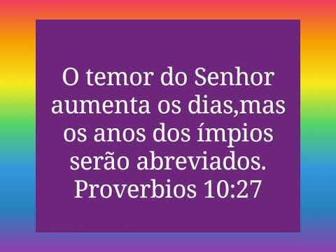 Proverbios 10:27❤️ Mateus 7:7e8❤️