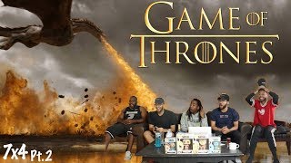 DRACARYS! Game of Thrones Season 7 Episode 4 &quot;The Spoils of War&quot; REACTION! Pt 2