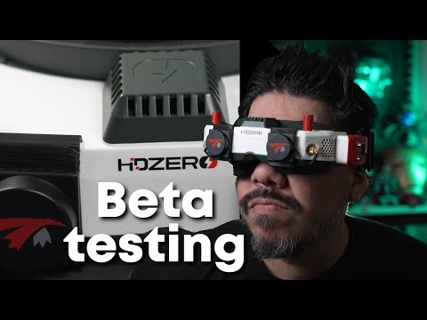 HDZero fpv Goggle overview, first impressions, beta testing
