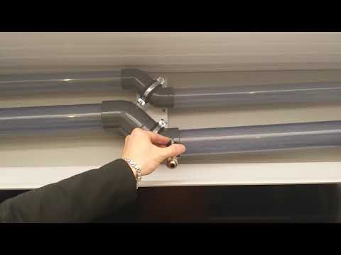 Vakuumwassertransport - Leckage Simulation - #Vakuumentwässerung