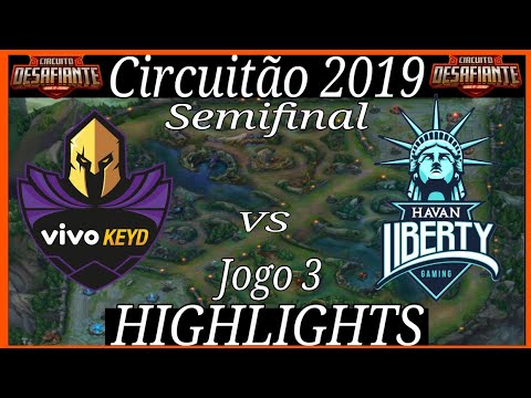 Circuitão 2019 Vivo Keyd vs Havan Liberty highlights do jogo 3 da semifinal.