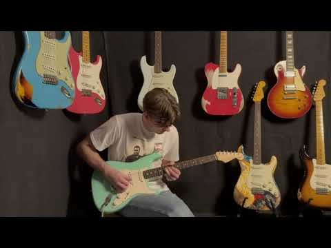 Fender Jeff Beck Signature Stratocaster 2005 - Surf Green - VIDEO image 19