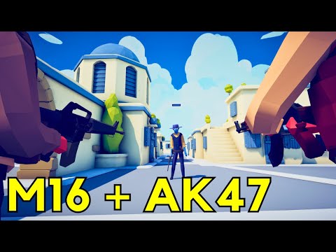 TABS | M16 + AK-47 vs Every Unit!