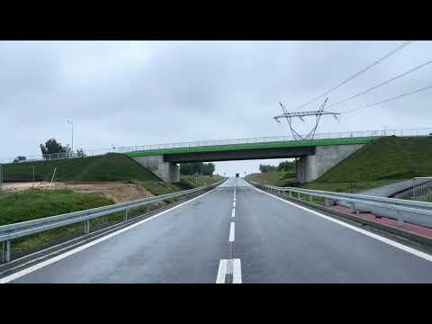 Przejazd trasy głównej od km 5+000 do km 5+800