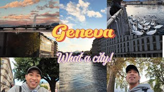 Arriving in Geneva| Cancelled Mountain Trip, City Wandering & Lake Geneva Magic
