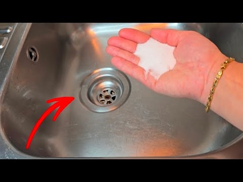 In 30 years, I've never had a clogged drain or a bad smell! 💥 (So simple) 🤯