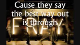The Fray - Ungodly Hour - Lyrics