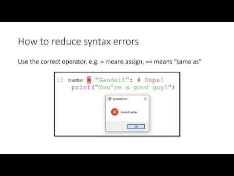 Types of errors (Chapter 13) GCSE Computer Science AQA