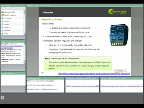 Solar Energy training   Lecture  6   Off grid installations