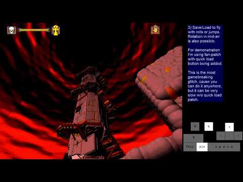 Ecstatica 2 (1997 DOS) Glitches for speedrunning