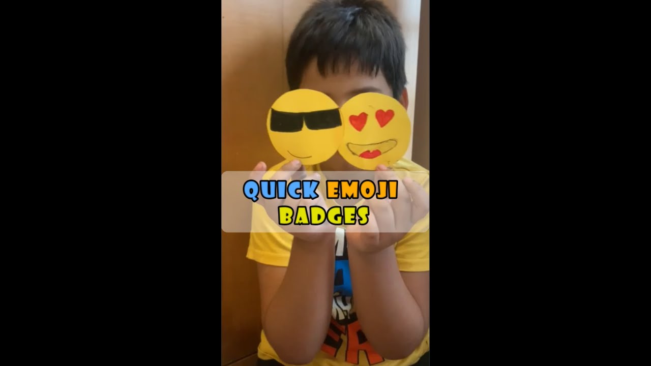 Emoji Badges For Kids #Shorts