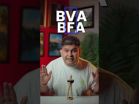 "BFA vs BVA – Which course is best for an artist?" #artcourse