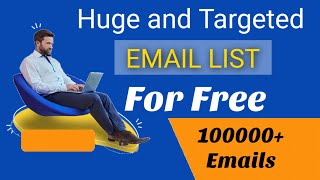 Email Marketing # 9 | How to build an Email list | Free email list for marketing 2020