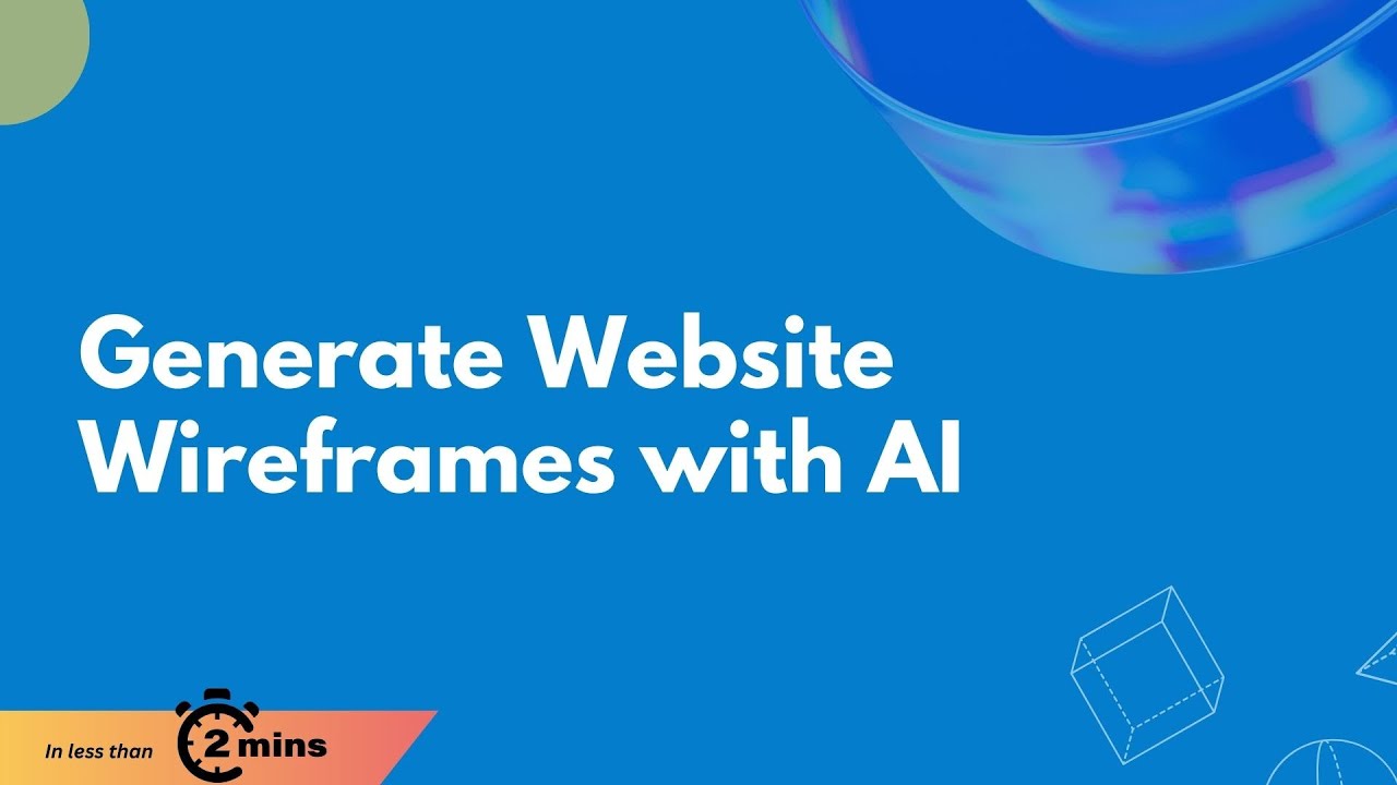 Generate Website Wireframes With AI