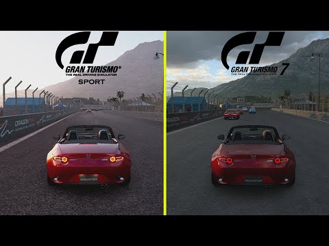 Gran Turismo 7 vs Gran turismo Sport Base PS4 Graphice Comparison