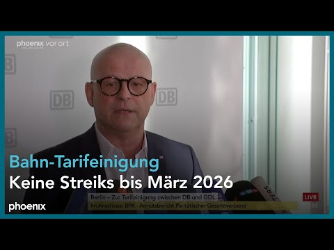 Video Thumbnail: Einigung Bahn/GDL: Statement von DB-Personalvorstand Martin Seiler