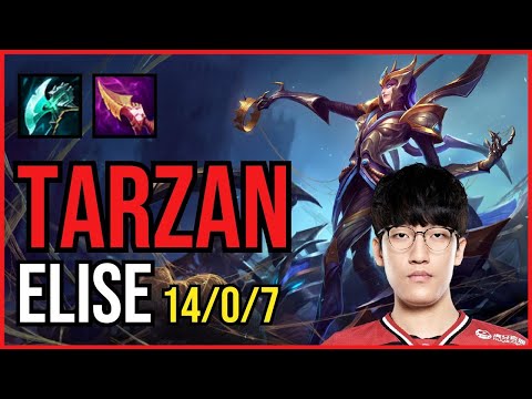 TARZAN - ELISE vs. NIDALEE Jungle | KR MASTER | PATCH 11.2