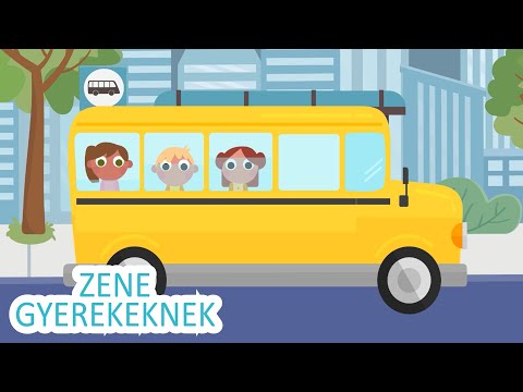 A Busz Kereke Csak Körbe Forog MOZGÁSSAL - Gyerekdal | Zene Gyerekeknek
