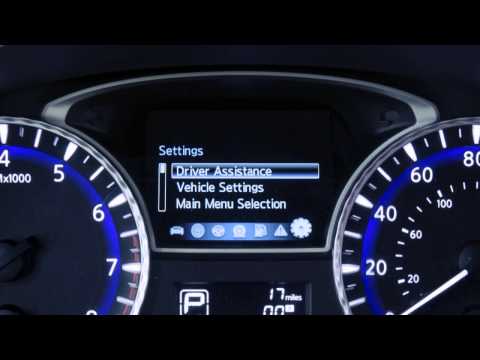2014 Infiniti QX60 HEV -  Vehicle Information Display