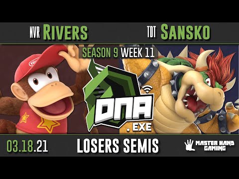 DNA.EXE S9:W11 - NVR | Rivers (Diddy Kong) Vs. TDT | Sankso (Bowser) - L Semifinals