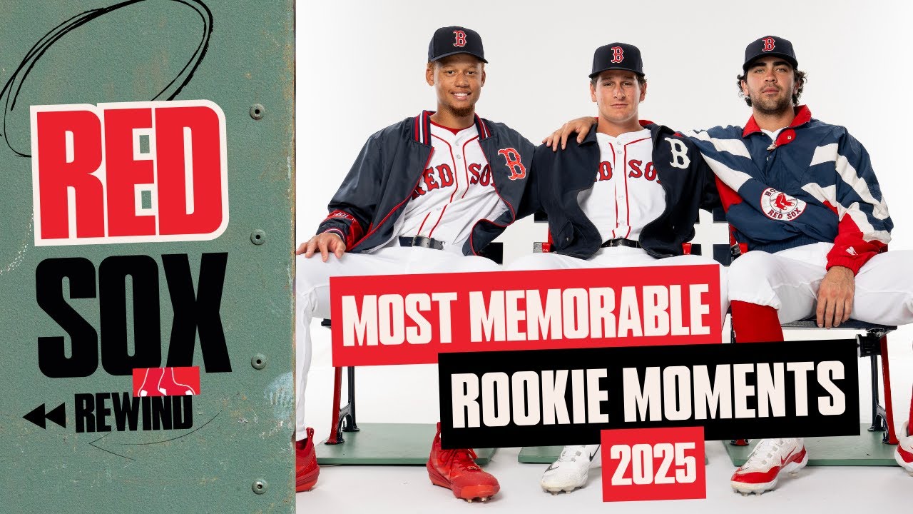 BEST Red Sox Rookie Moments from 2025 Season | Red Sox Rewind